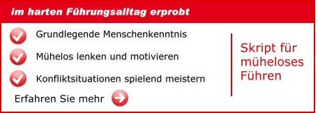 Skript Mitarbeiterführung & Mitarbeitermotivation